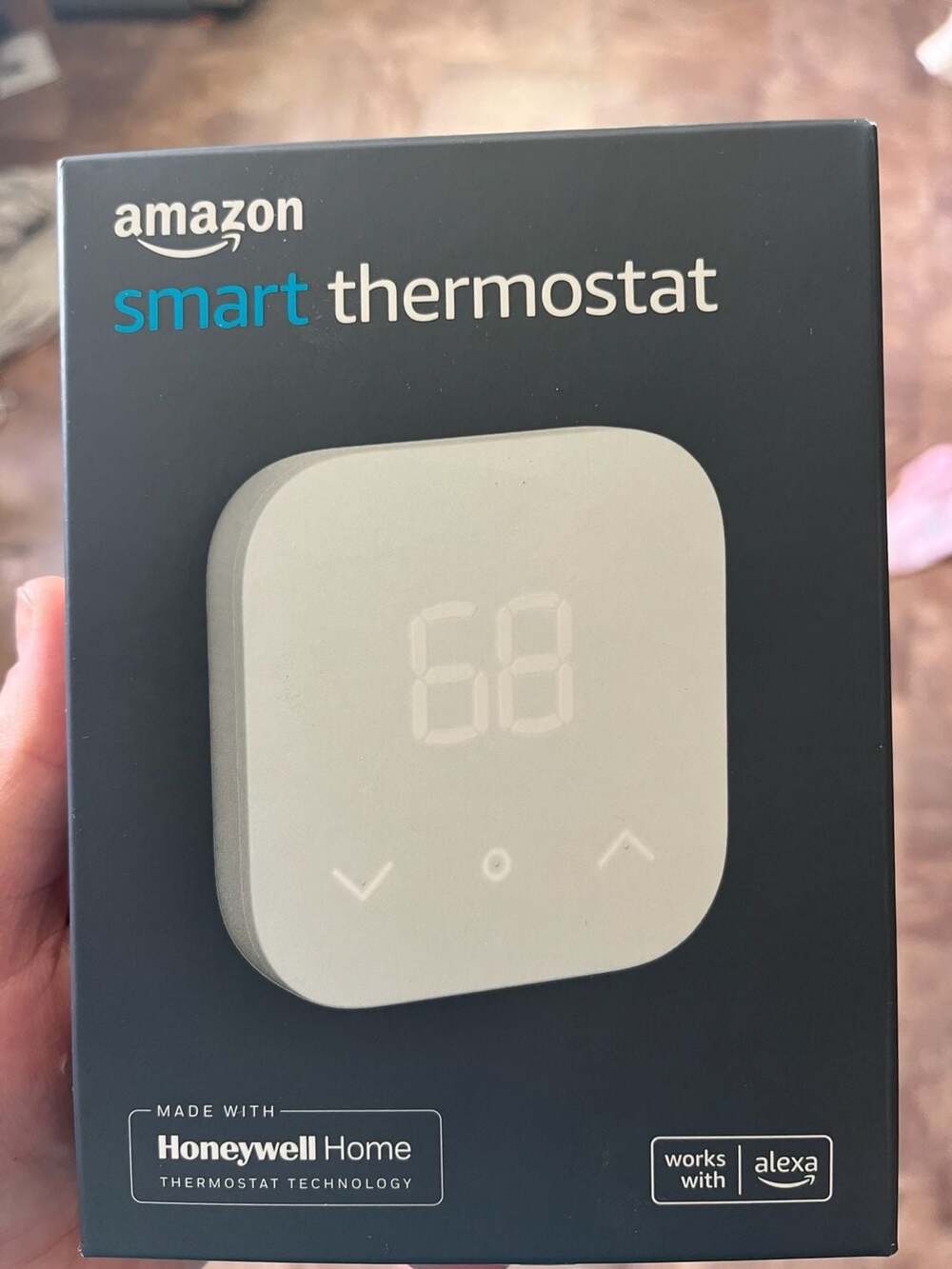 Amazon Smart Thermostat Programmable Alexa White